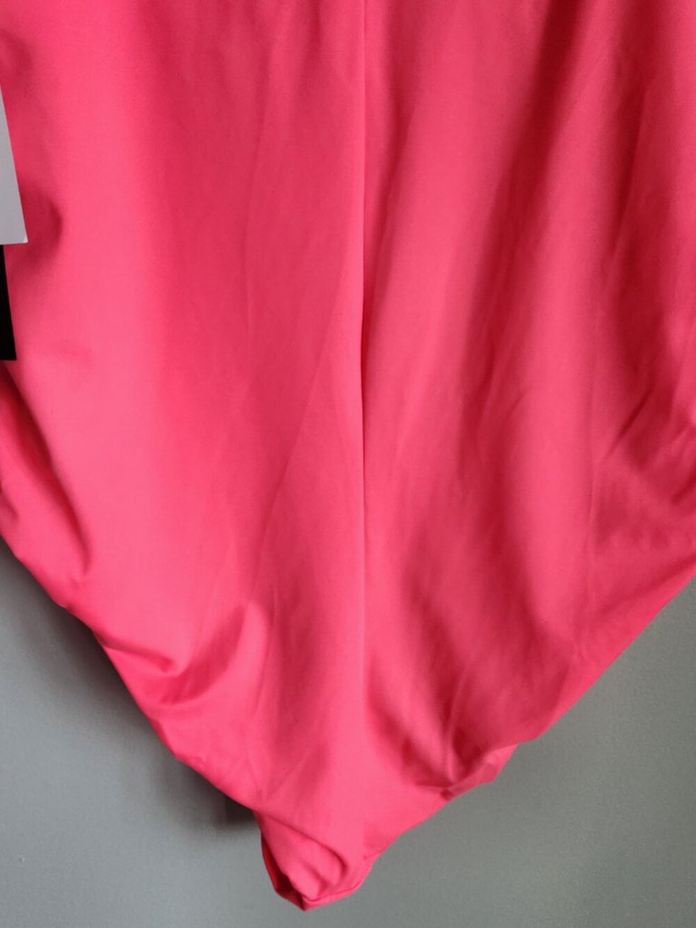 Fabletics Swimsuit Large Hot Pink Women's Zip Front One Piece Bathing Suit NEW - Picture 8 of 8